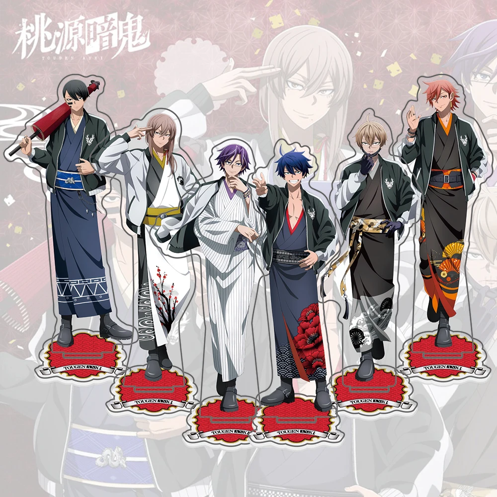 Tougen Anki - Soporte acrílico y llavero Suka-jan x Kimono Ver. Decoración de Escritorio Anime, Plato con Diseño de Kimono Estilo Urbano, Nueva Colección 2026