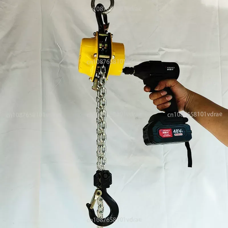 Rechargeable Hand-operated Hoist BX Portable Electric Drill Electric Hoist Vehicle-mounted Crane Electric Spanner