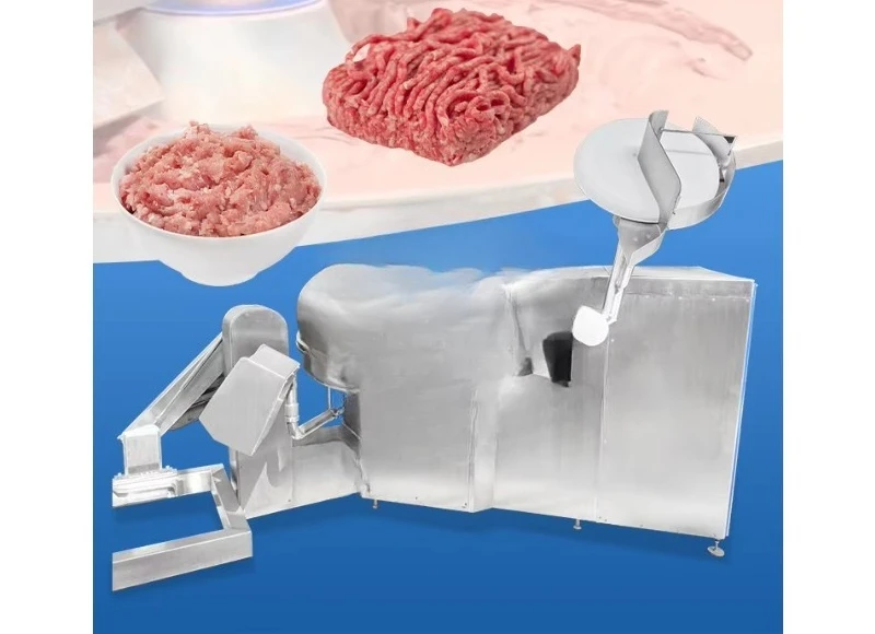 Emulsionador de Vegetales Industrial, Cortadora de Carne de Pollo y Res, Máquina Picadora de Carne, Batidora para Albóndigas y Salchichas