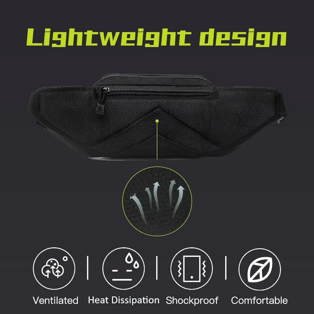 Outdoor Tactical Waist Pack Metal ClipButton Set, Nylon Waist Bag Hiking Hunting Camping Belt Chest Bag with Metal Hook