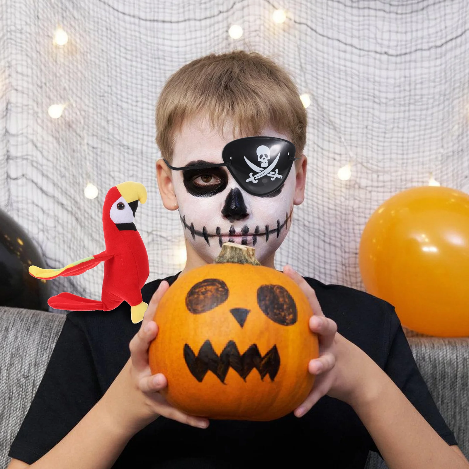 ملحقات تنكرية بكتف قطيفة واقفة ، عصابة رأس لحفلة الهالوين ، إكسسوارات لعب الأدوار