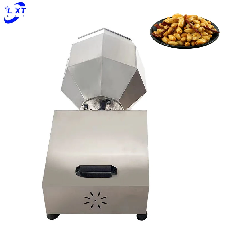 Octagonal Flavoring Mixer Popcorn Snack Food French Fries Potato Chips Drum Seasoning Blend Pet Feed Seasoning Drum Machine