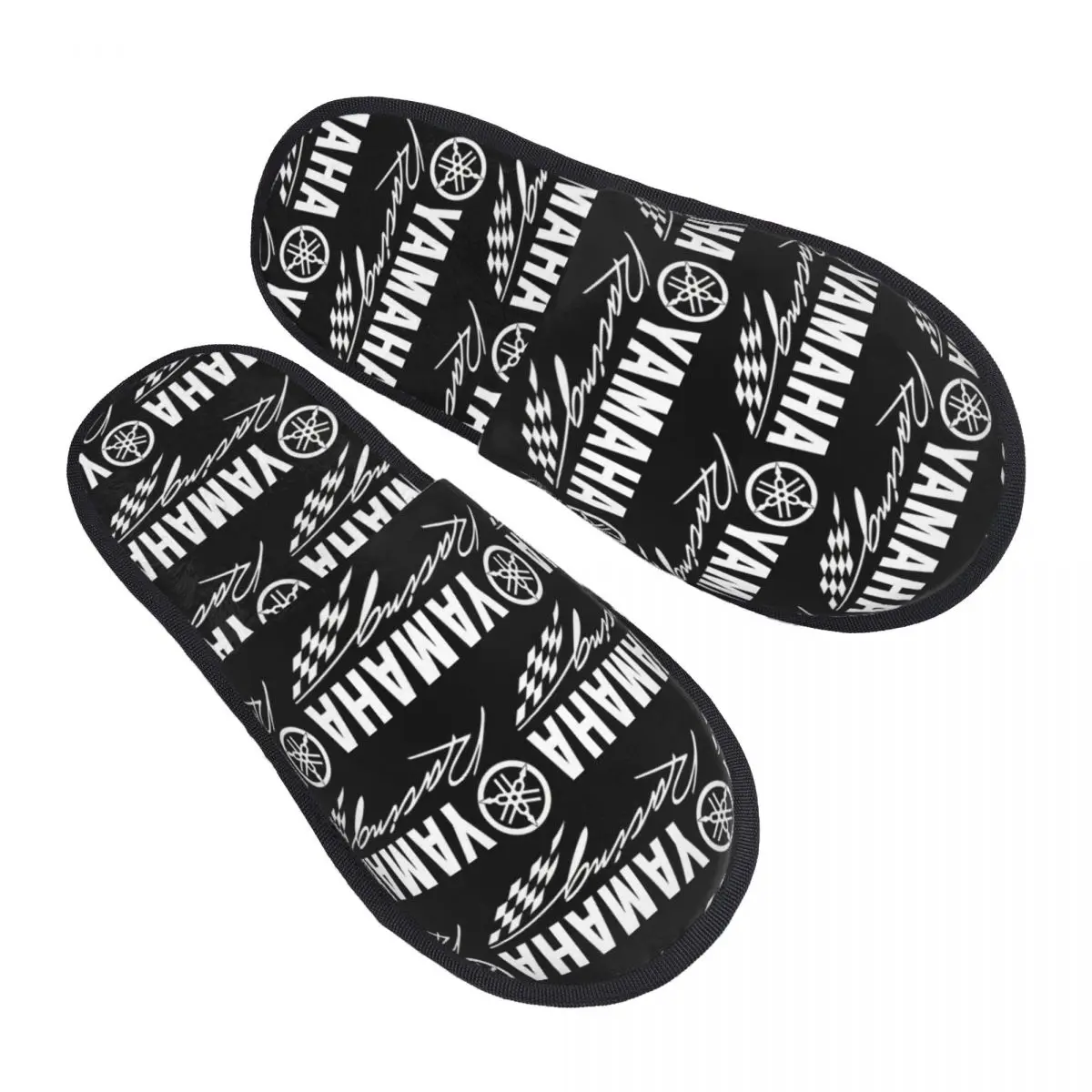 Custom Y-Yamahas Soft Scuff Memory Foam Slippers Women Hotel House Shoes