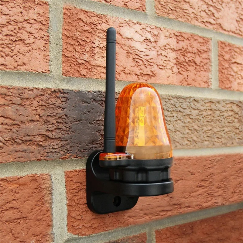 SCLS ユニバーサル 12V-265V LED 信号警報灯ストロボ点滅ライト壁マウント緊急警告ランプゲートオープナー用