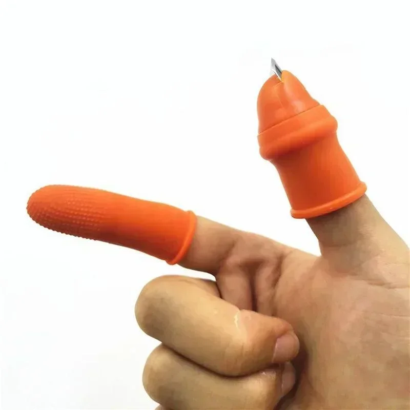 Picking shelling Beans Pinching Vegetables Thumb Knife for Selecting Vegetable Picking Gadget Gardening Knife and Scissors