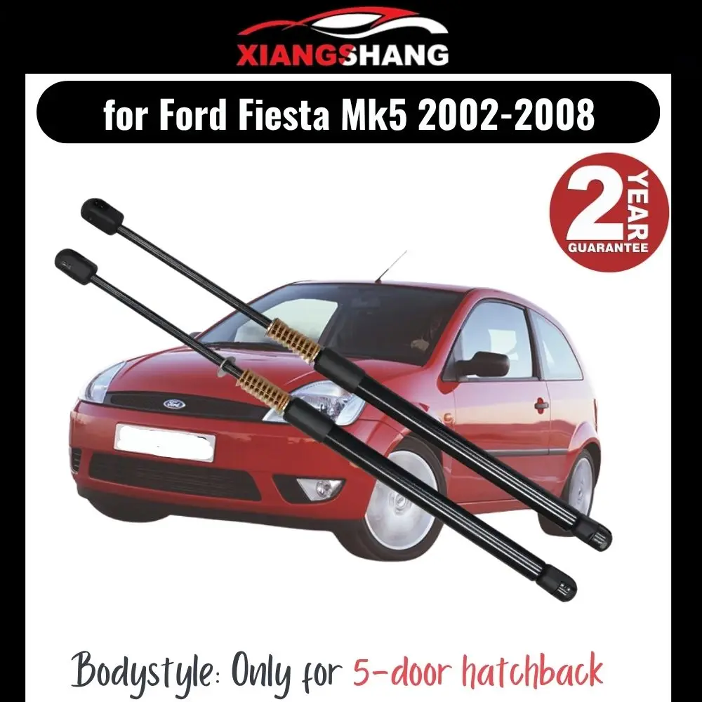 Auto Pop-Up Trunk Struts for Ford Fiesta B256 2002-2010 |5-door Hatchback 600mm Automatic Opening Gas Lift Supports with Springs