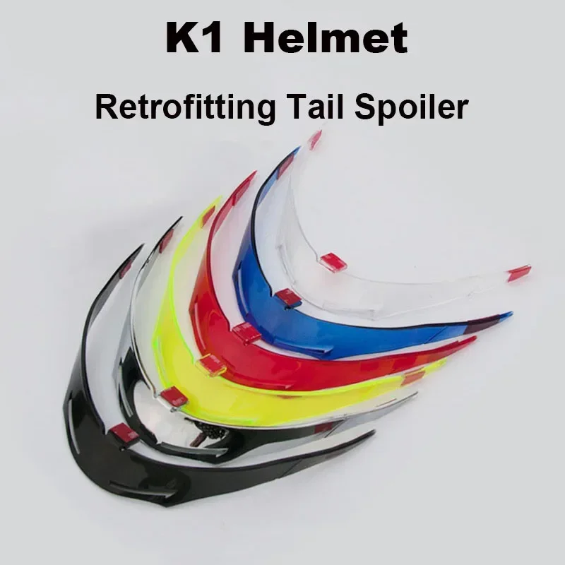 K1 Motorcycle Helmet Tail Spoiler Cascos Para Moto K1 RefittingTail Spoiler Universal K1Capacete Tail Adornment Helmet Parts