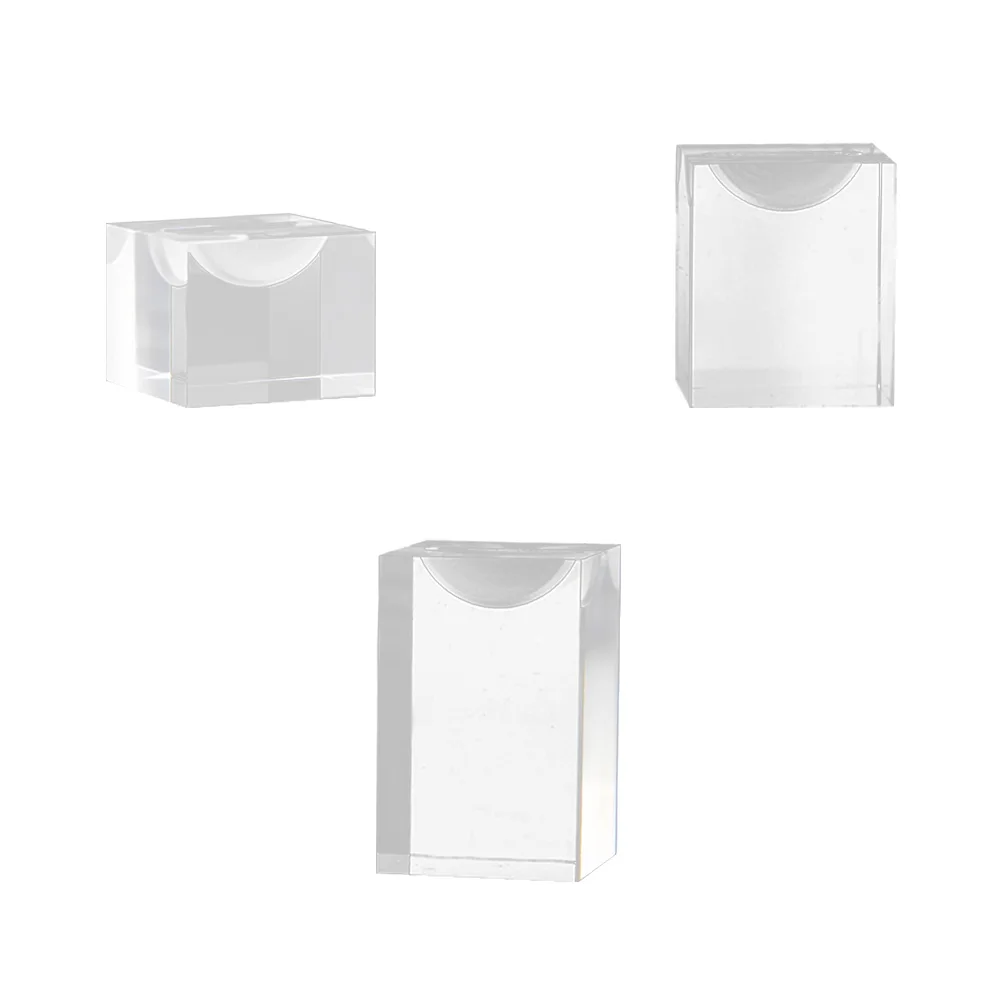 

3 Pcs Organizer Display Stand Finger Acrylic Holders Jewelry for Selling