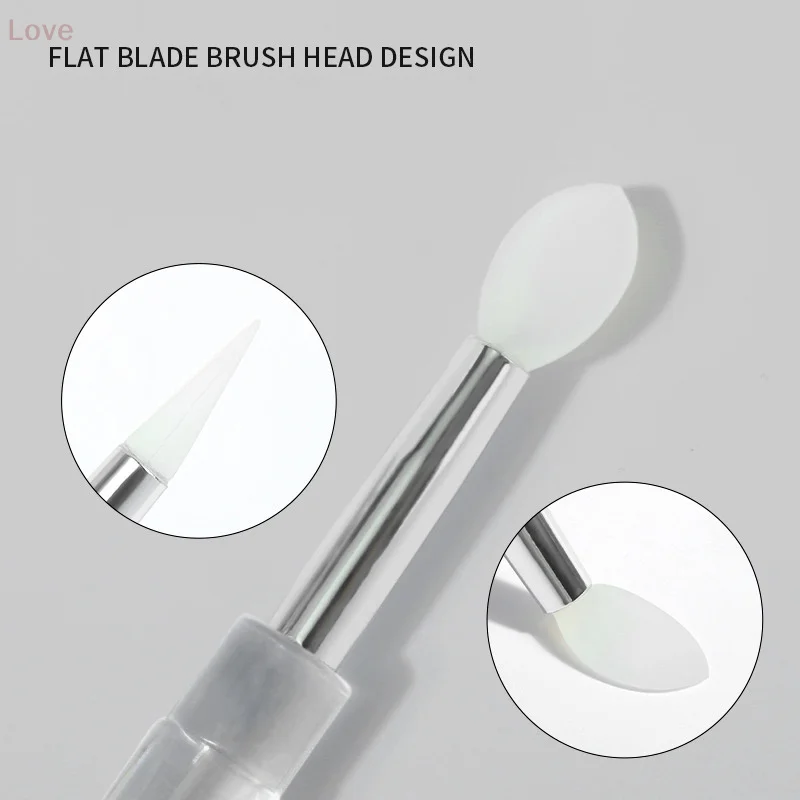 Applicateur de poudre miroir magique Aurora, bâton de poudre à paillettes, brosse polyvalente Portable pour Nail Art