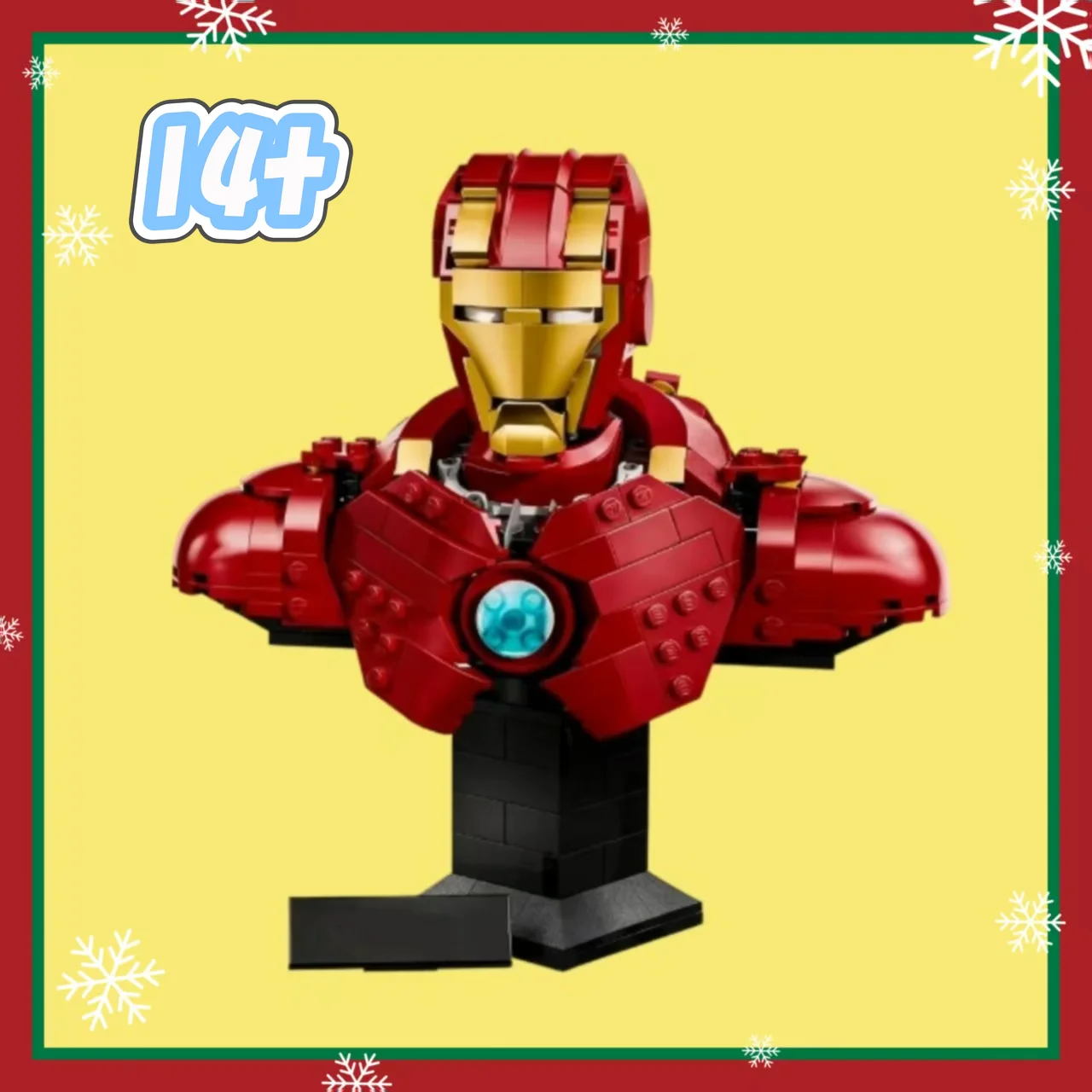 

2025 New Heroes 436 шт. Стальной Мех Воин Человек MK4 Бюст 3D Статуя 76327 Строительные Блоки Кирпичи Модель Игрушки День Рождения Рождественские Подарки