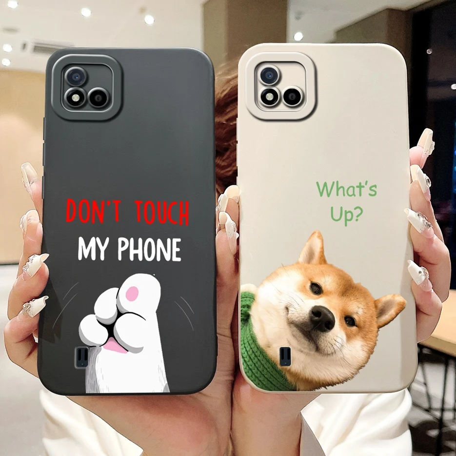 For Realme C11 2021 Case RMX3231 Cute Panda Cartoon Cover Soft Silicone Phone Case For Realme C11 2020 RealmeC11 2021 Back Cover