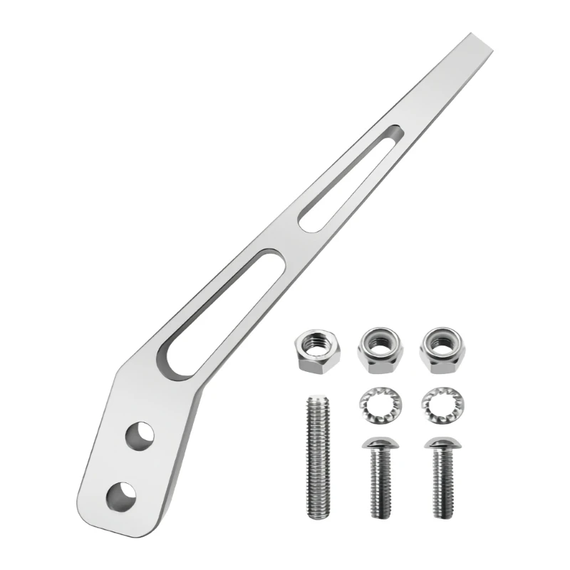 10-Zoll-Schalthebel aus gebogenem Aluminium für Tremec T56-Getriebeschalthebel H8WE – Detail 1