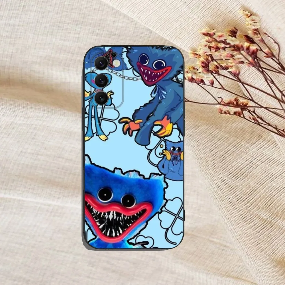 H-Huggy-W-Wuggy Playtime Phone Case For Samsung Galaxy A13,A21s,A22,A31,A32,A52,A53,A71,A80,A91 Soft Black Cover