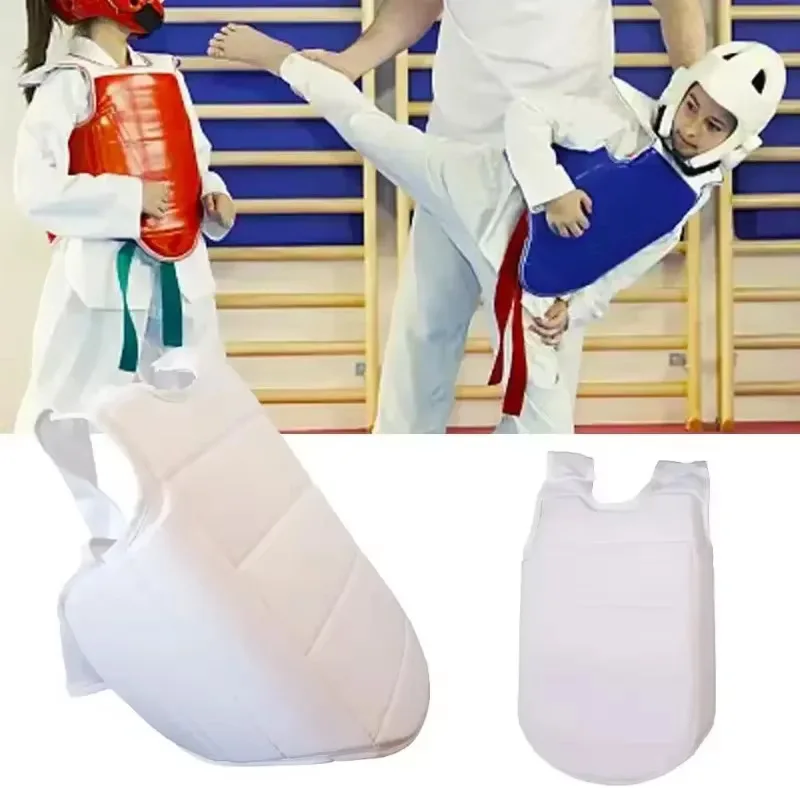 Karate Chest Protector Chest Guard Rib Shield Armour Taekwondo Muay Boxing Competition Chest Protection Clothing Accessories