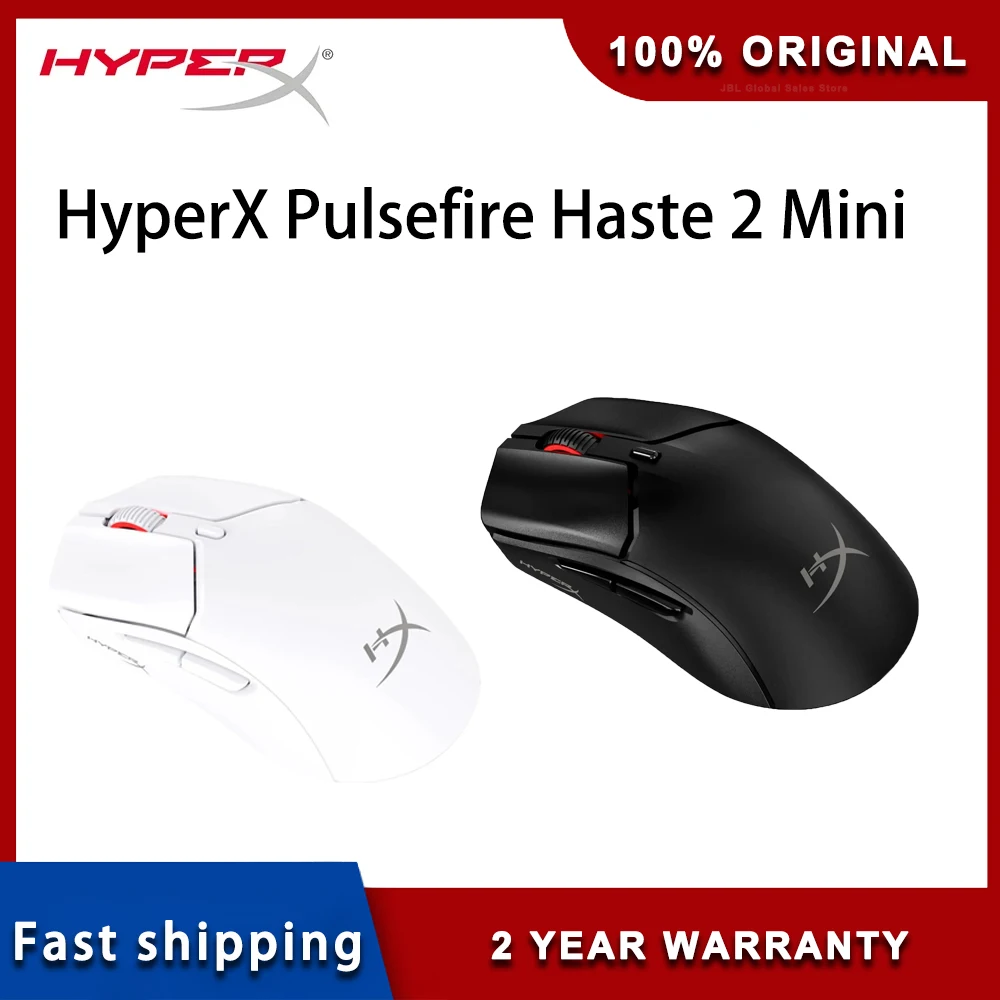 

HyperX Pulsefire Haste 2 Mini Wireless Gaming Mouse 26000 DPI LED Right Optical for Bluetooth 2.4GHz for Desktop Laptop Computer