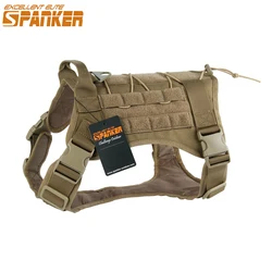 EXCELLENT ELITE SPANKER Outdoor Large Dog Harness German Shepherd Training Vest Tactical Dog Harness Adjustable with Handle