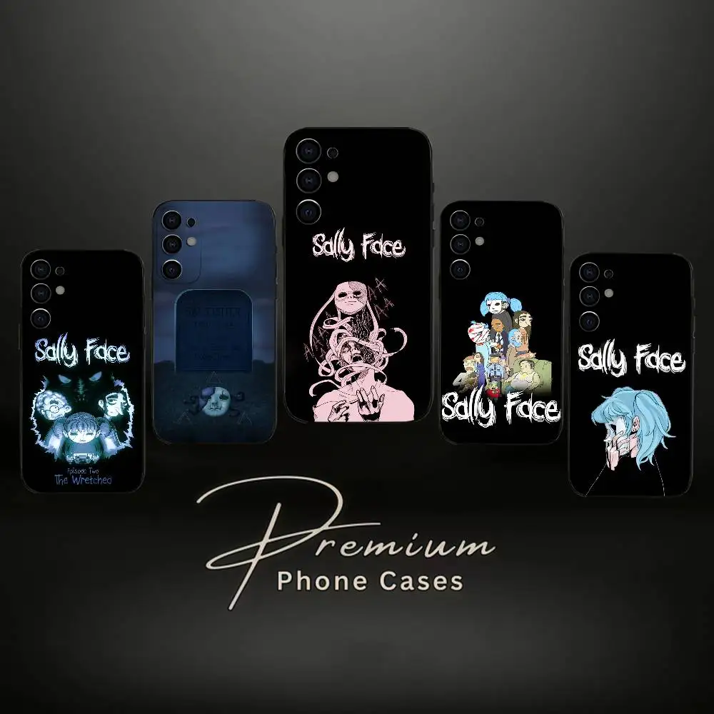 

Game S-Sally F-Face Phone Case For Samsung S25,S24,S21,S22,S23,S30,Ultra,S20,Plus,Fe,Lite,Soft Black Cover