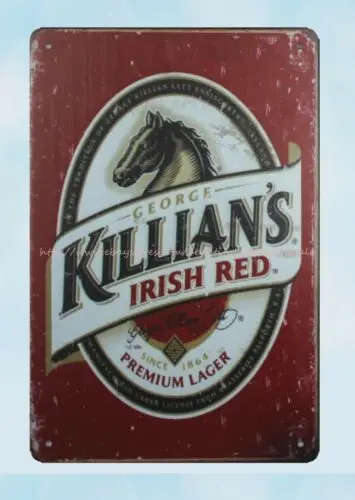 wall posters for home Killian's Irish Red lager pub bar metal tin sign