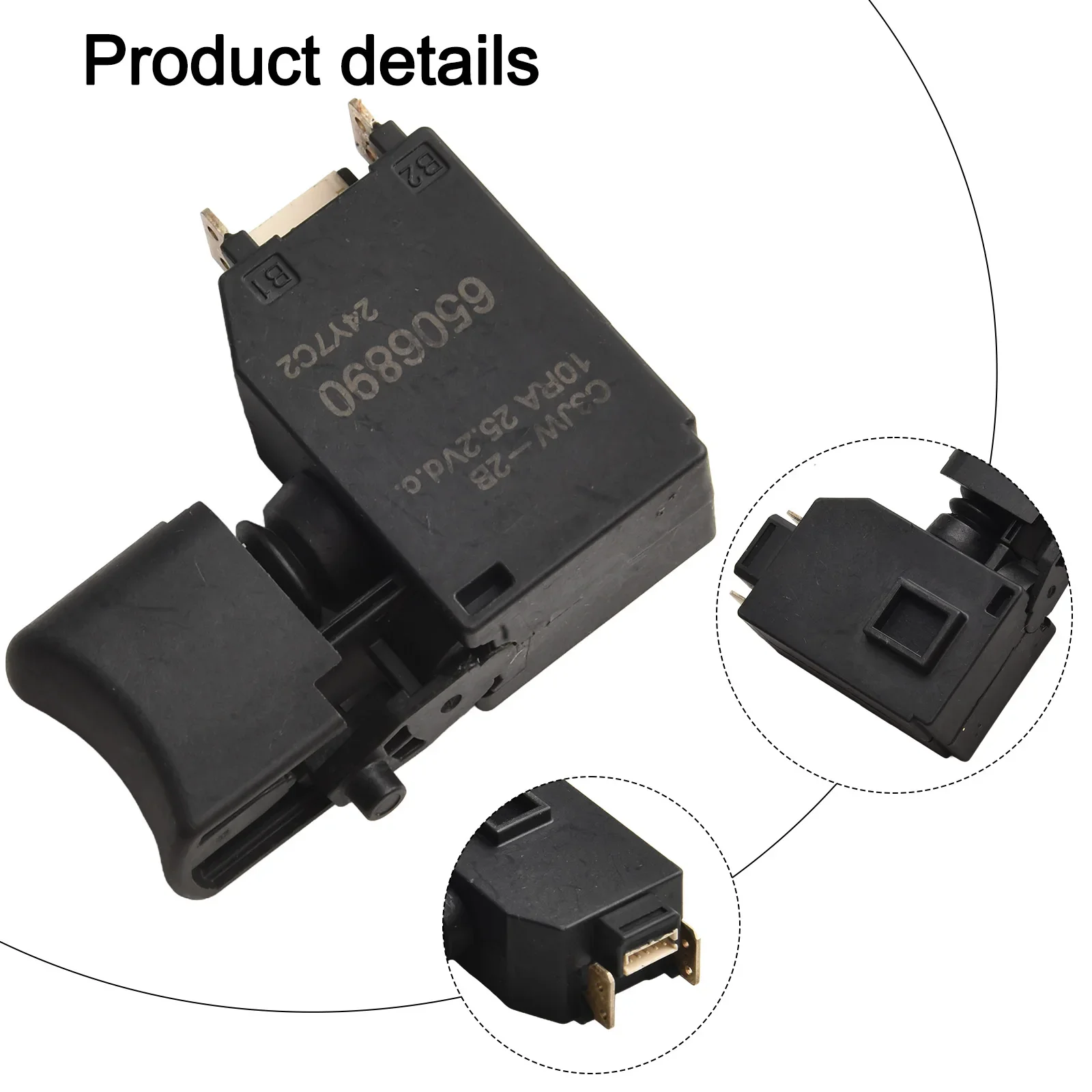 Robust Trigger Switch Designed to Fit the Needs of the For C3JW2B Cordless Tools and Similar Device Models Including Others