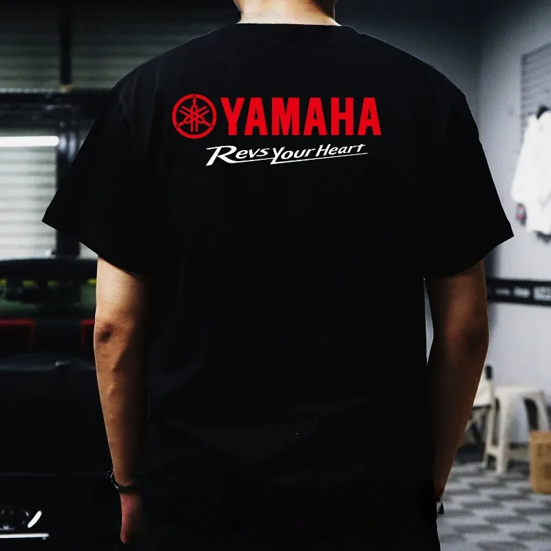 

2026 Summer Hot Selling Yamaha Comfortable Cotton T-shirt, Men's and Women's Fashion Personalized Trendy Large Cycling T-shirt