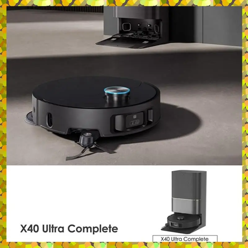 AGLH ل Dreame X40 الترا جهاز آلي لتنظيف الأتربة الأسطوانة الجانب فرشاة فلتر HEPA ممسحة وسادة كيس لجميع الغبار الملحقات المكنسة الأساسية