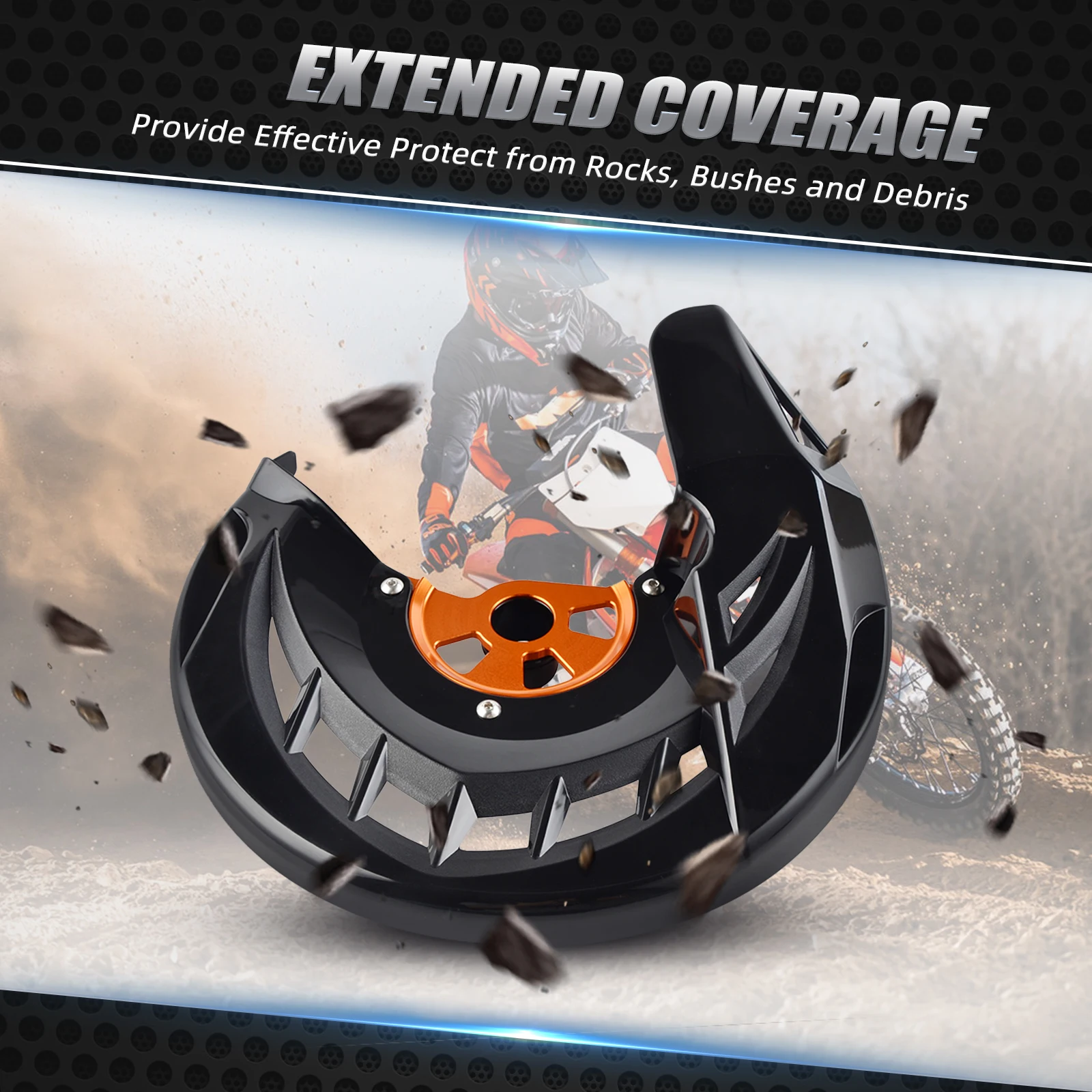 ل KTM EXC 300 EXC 250 EXCF 350 EXC 450 SX 125 SXF 250 SXF 450 XCW 300 2016-2025 قرص فرامل أمامي الحرس ل Husqvarna TE 300 #2