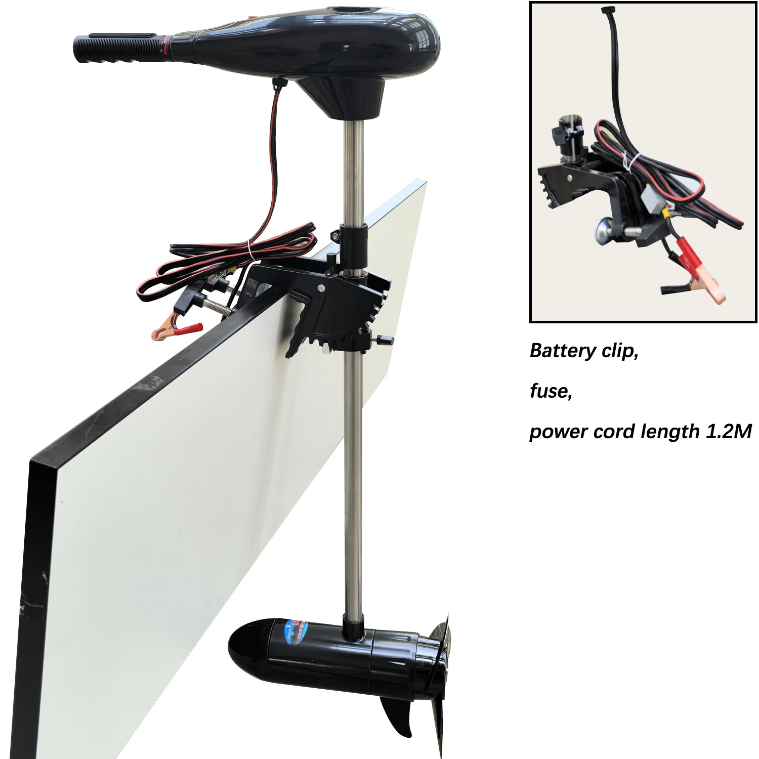 

50/60 фунтов морской 12 В электрический подвесной троллинговый двигатель для рыбацкой лодки каяк прочный рыболовный надувной лодка лодка плот