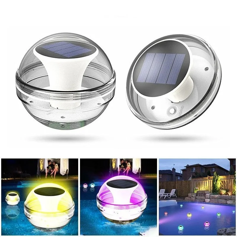 

Outdoor Solar Floating Ball Lamp Swimming Pool Party Garden Decor Night Light Solar Led Light Color Changing Water Drift Lamp