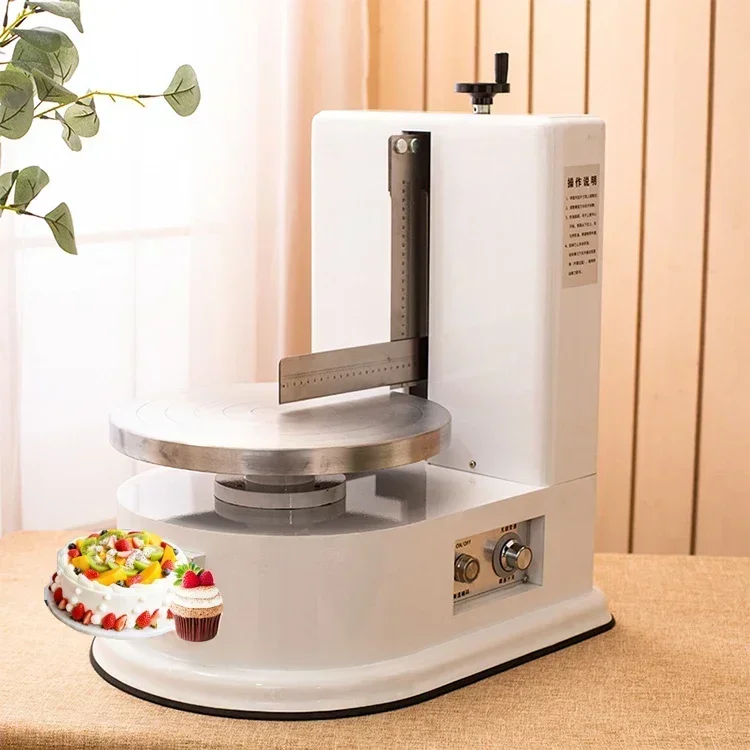 Cheap And Fine Birthday Cake Cream Icing Coating Machine Bread Cake Cream Butter Spreading Daubing Icing Machine