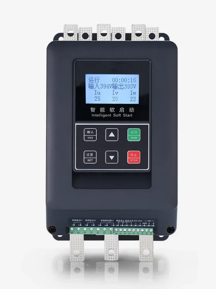 Bypass soft starter 18.5KW-200KW external motor smooth start programmable brake stop soft starter AC motor controller