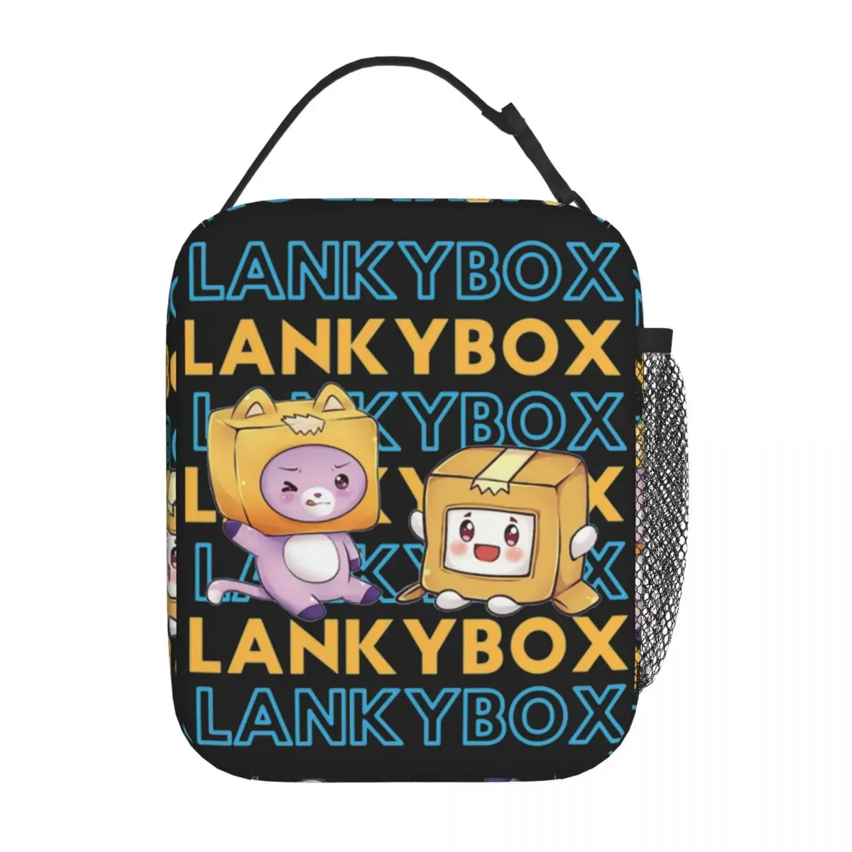 

Kawaii Insulated Lunch Bag Lankybox Merch Cute Pattern Lunch Food Box Portable Thermal Cooler Bento Box For Outdoor