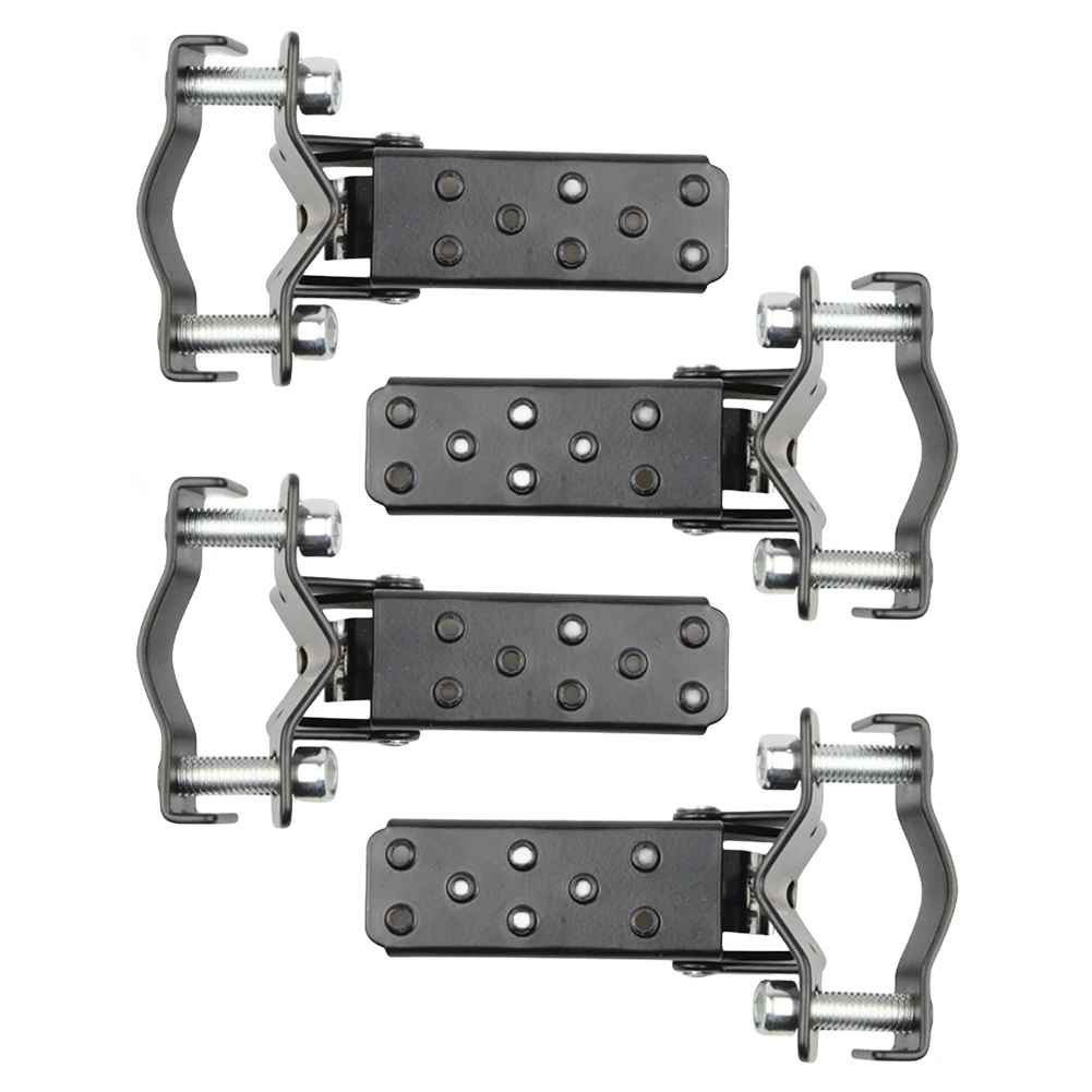 1/2Pair Motorcycle Metal Footrests Pedals Folding Black Motorcycle Passenger Foot Peg Rear Pedal Footrest Universal Bike Parts