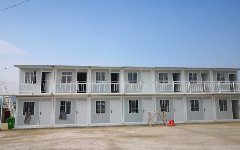 Movable 20FT Foldable Container House Rainproof Windproof Steel Office Villa For Outdoor Hotel Warehouse Sandwich Panel Hospital