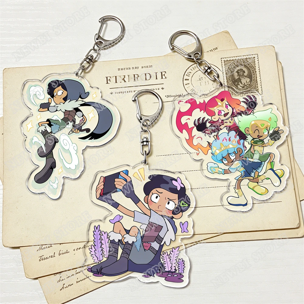 Cute Anime Keychains for Accessories Jewelry  Anne Boonchuy Marcy Wu Sprig Anne Frog Sasha Key Chain Keyrings Fans Friends Gifts