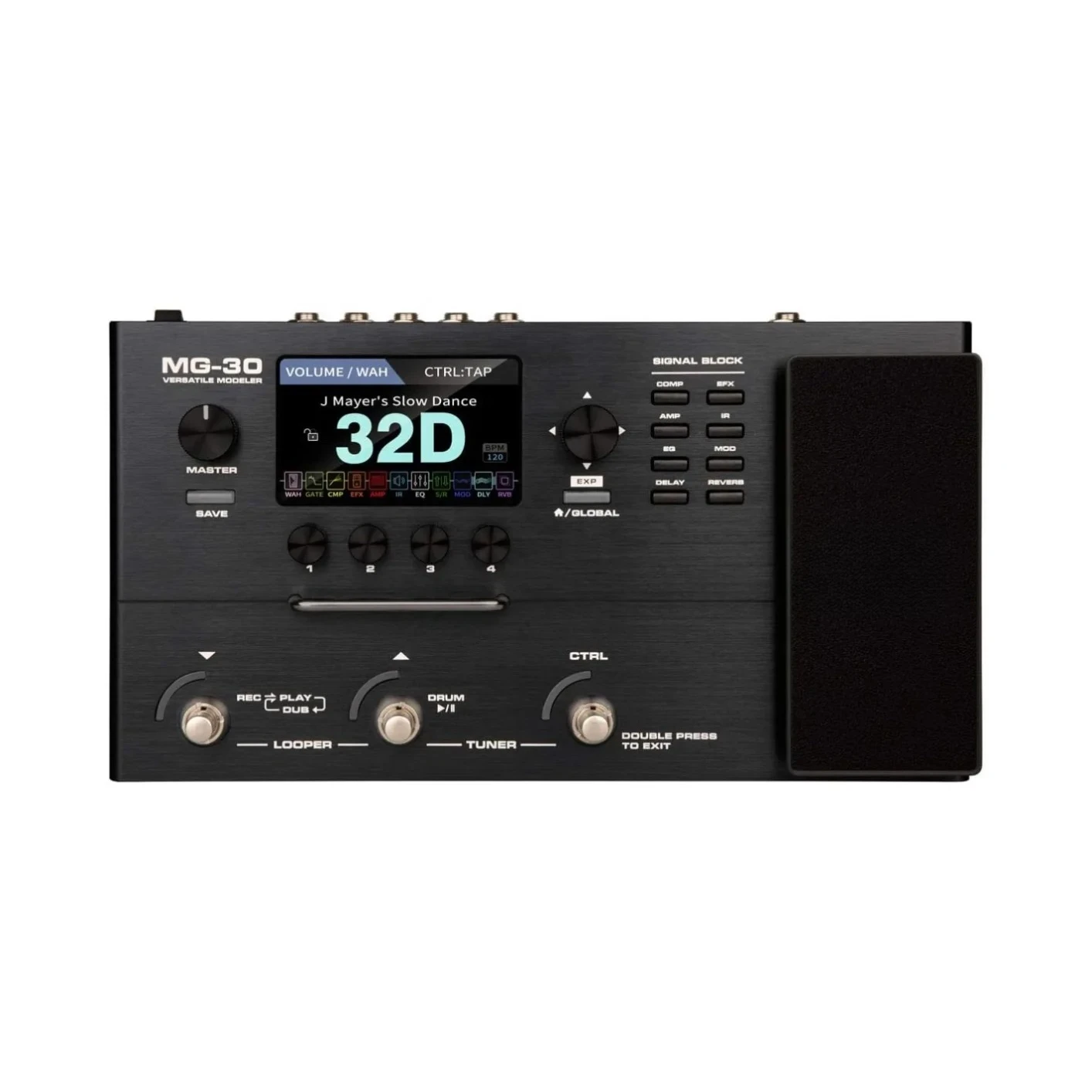 Hot Selling TH VN SG USA DDP | MG-30 Guitar Processor Multi-Effects Pedal for Gtr, Studio & Stage