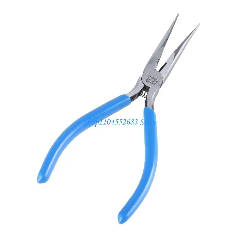 

Y6GD 6inch Jewelry Pliers Steel Long Needle Nose Pliers Hand Tool Polishing Jewelry