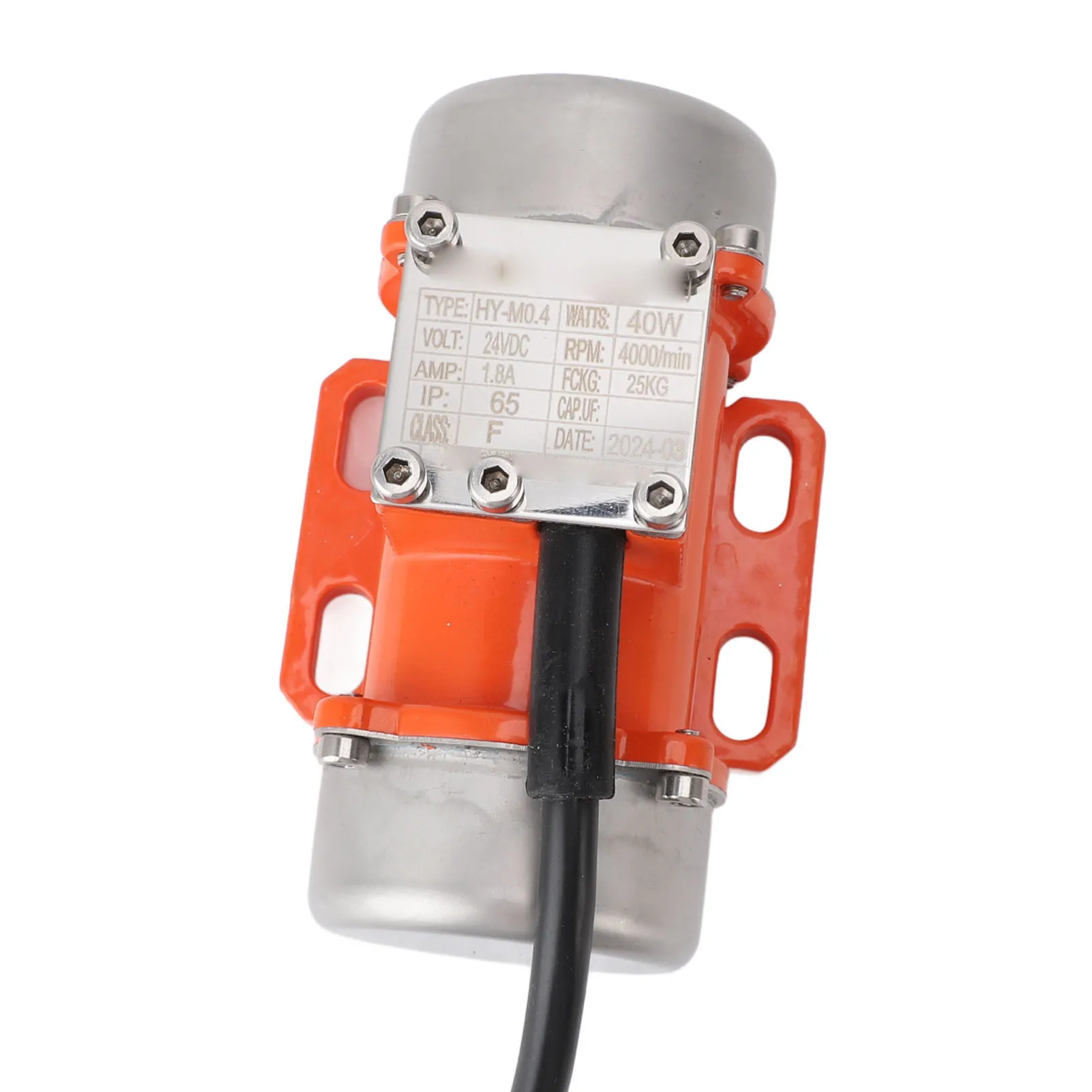 Concrete Vibrator Vibration Motor with Speed Controller DC 24V Brushless IP65 Aluminum Alloy Electric Concrete Vibrating Motor