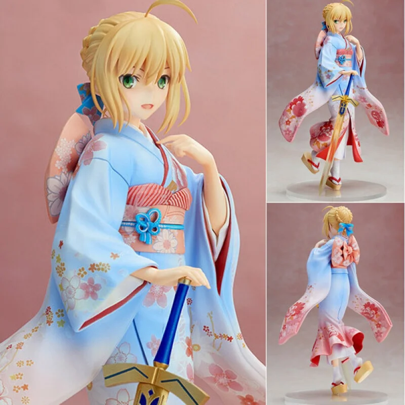 25CM Fate/Grand Order FGO Saber Altria Pendragon Original Boxed Figure Action Model Cartoon Doll Ornament Collection Toys Gifts