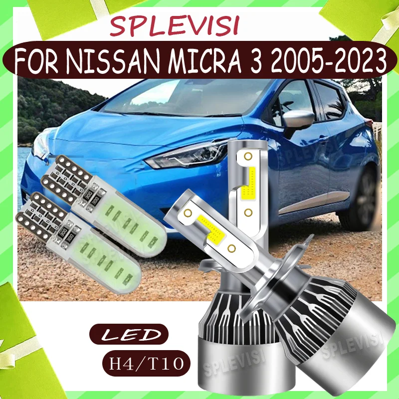 

Expand Your Field of Vision reliable H4 LED headlight For NISSAN MICRA 3 2005 2006 2007 2008 2009 2010 2011 2012 2013 2014-2023