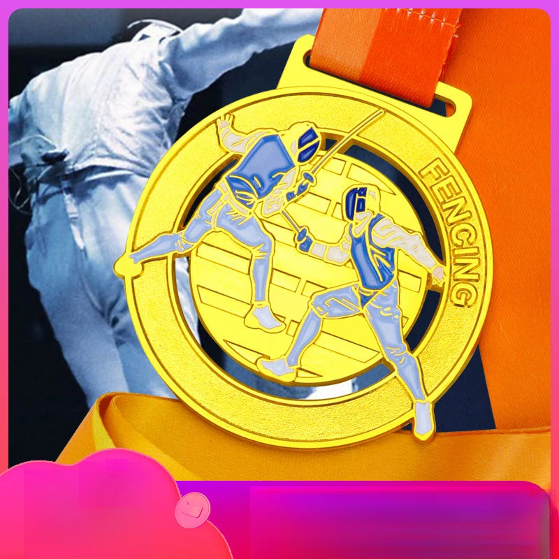 Football, Basketball, Running, Marathon, Fencing, Badminton, Volleyball, Table Tennis, Taekwondo, Cycling, Trophy, Medal