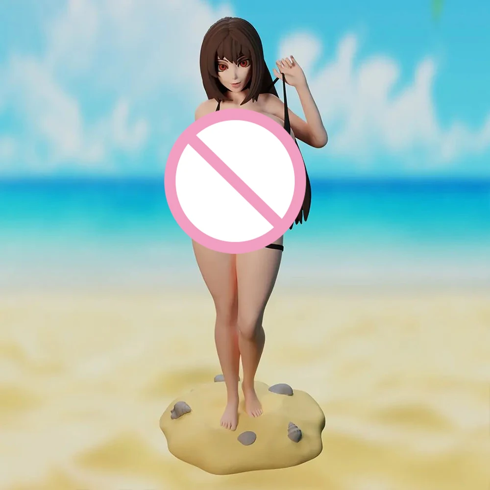 

NSFW Belle Beach Girl Brown Resin Model Kit 3d Printing Doll 1/24 Unassembled Resin Figure Statue Kits Unpainted Toy Gk Play Set