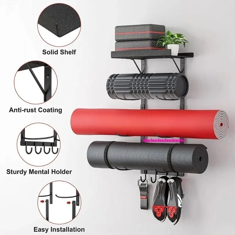 

Staffa montaggio a parete ptappetino yoga Portaog닥 tappetino yoga Accessori palestra di casa
