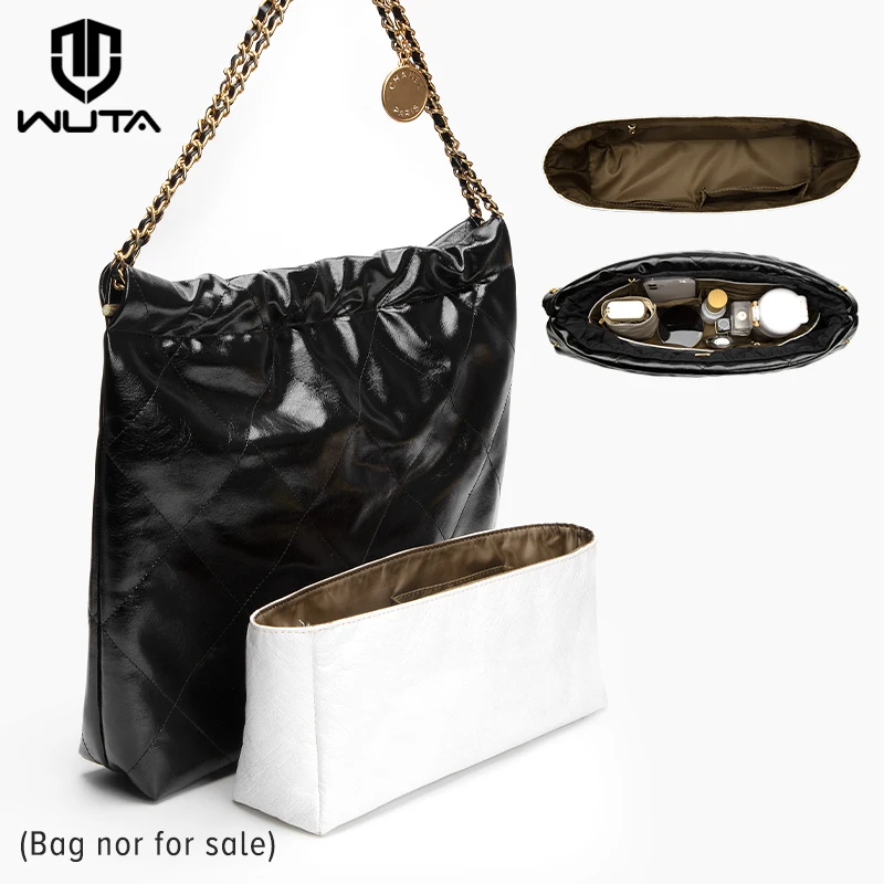 

WUTA Purse Insert Organizer for ChaneI 22 Bag Dupont Paper Anti-wear Portable Storage Cosmetic Handbag Liner Bag Support Shaper