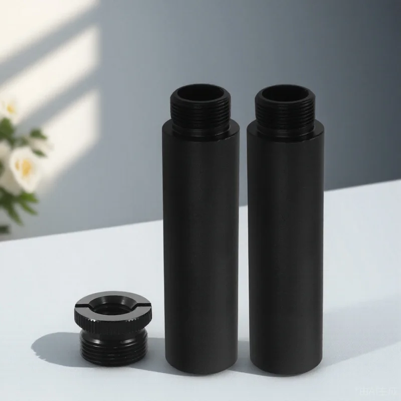 

1Set Mic Stand Extension Tube Aluminum Alloy Microphone Arm Extension Pipe Adapter for Podcast Recording Live Streaming Mount