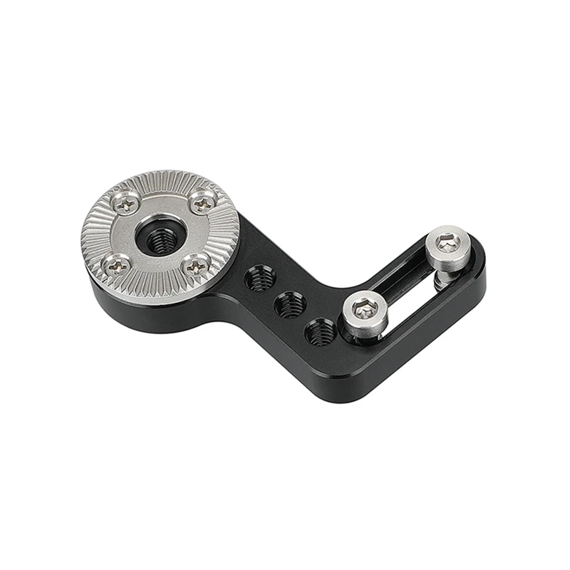 Rosette Extension Mount M6 Thread Hole Connector With 1/4In-20 Mounting Groove/Points For Camera Cage