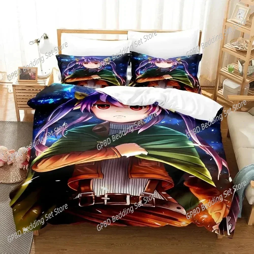 

3D Print Anime Non Non Biyori Bedding Set Single Twin Double Queen King Cal King Size Bed Linen Set