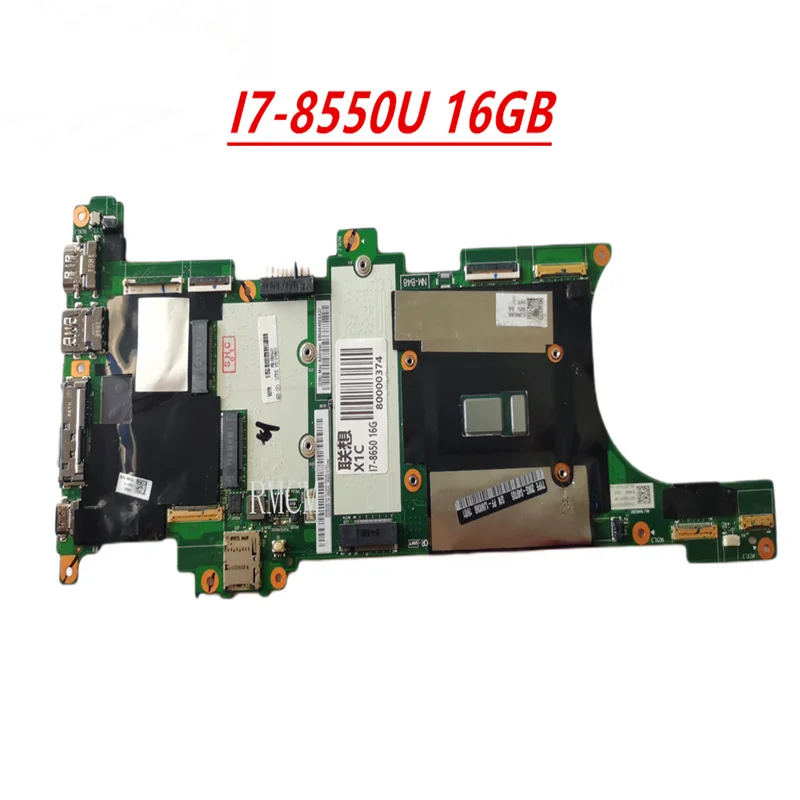 

For Lenovo FOR Thinkpad X1 Carbon Laptop Motherboard X1 Carbon I7-8550U 16GB FRU 01YR217 Tested Good Free Shipping