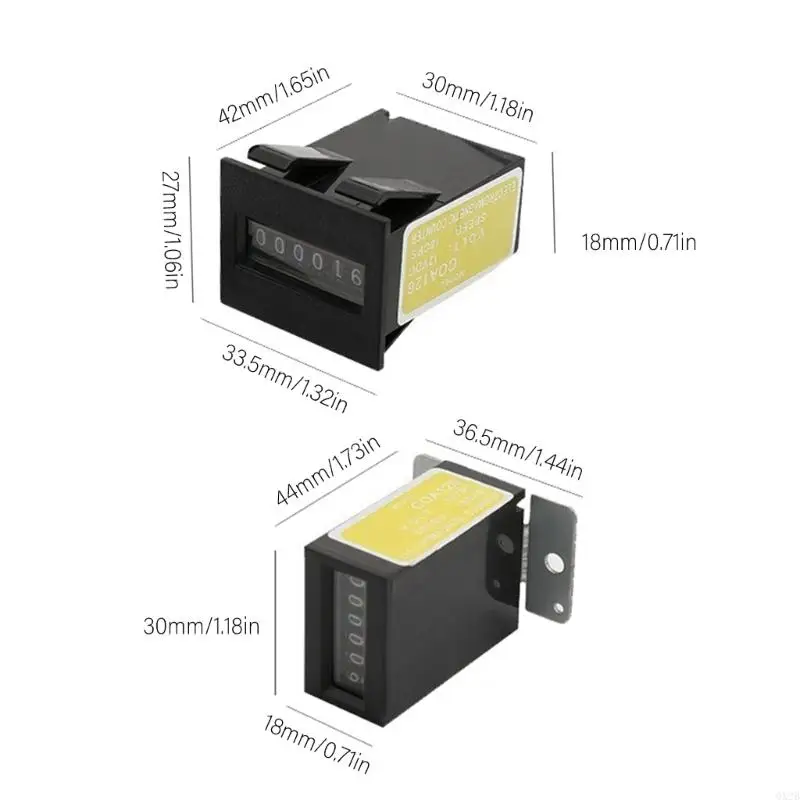 QX2B Vending Machines 6 Digit Counter Mechanism Meter Gauge for Accurate Scoring