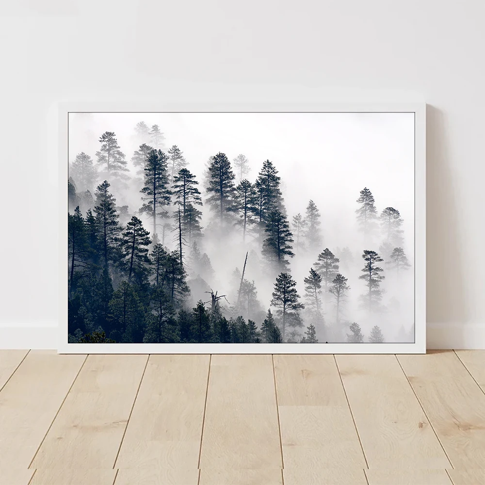 Fog Forest Wall Art…