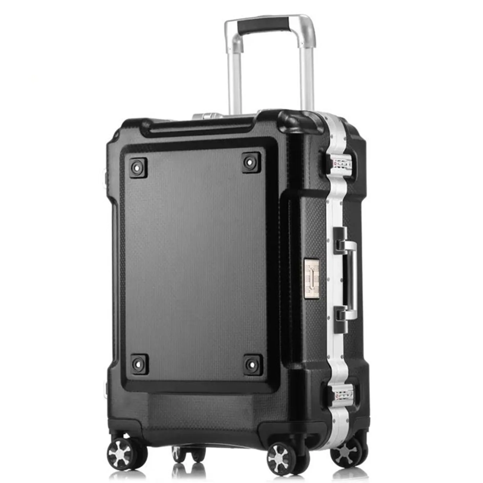 20 24 28 Inch Larger Capacity ABS PC Aluminum Frame Luggage Bag Commercial Boarding Case Trolley Travel Suitcase Password Box